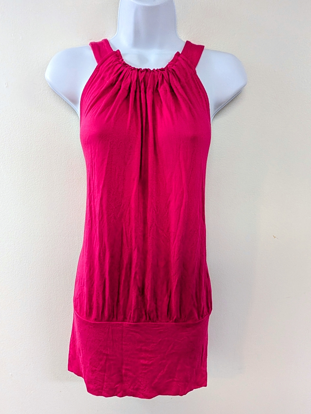 Express Vintage Y2K Sleevele Top - Hot Pink